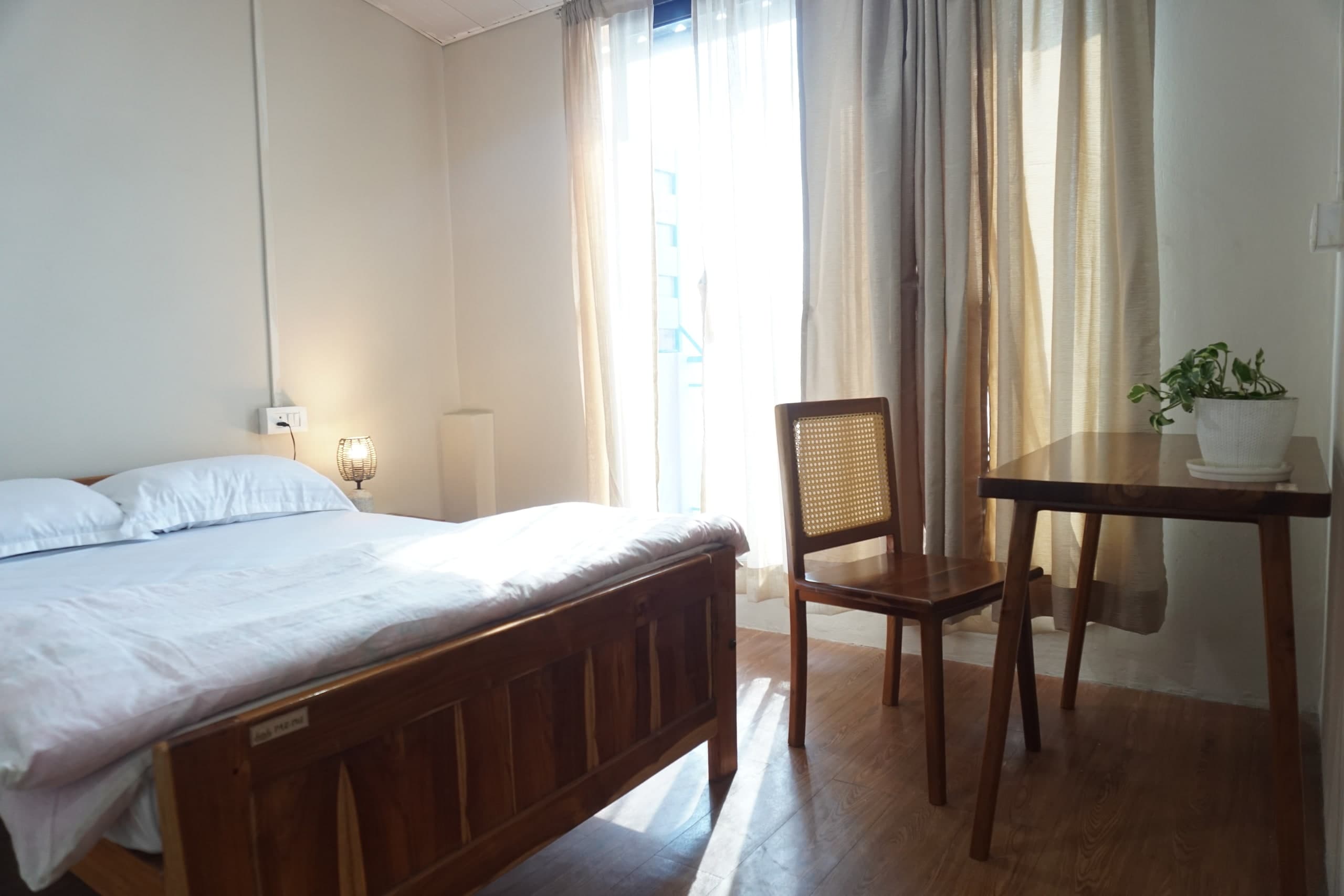 Private room prepared for guests